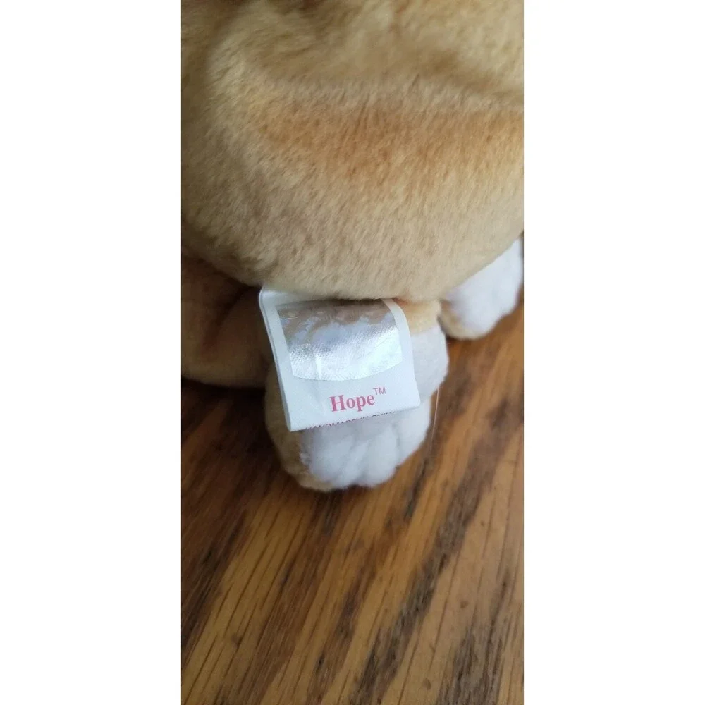 1998 TY Beanie Baby Hope Bear Praying Stuffed Animal Toy